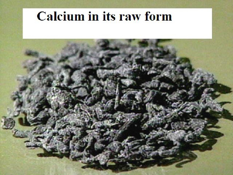 raw calcium